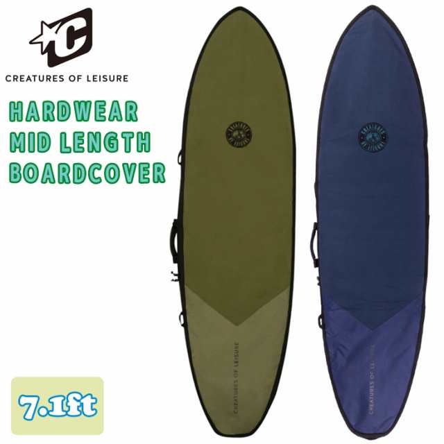 24 CREATURES クリエイチャー ハードケース HARDWEAR MID LENGTH BOARDCOVER 7.1ft ミッドレングス ボードケース カバー サーフボード フ