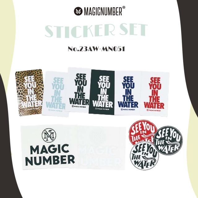 23 AW MAGIC NUMBER マジックナンバー ステッカーセット STICKER SET シール 11枚セット 2023年秋冬 メンズ ユニセックス 品番 23AW-MN051 23AWMN051 日本正規品