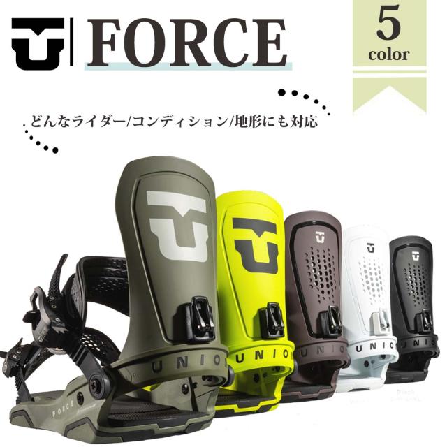 25/26 ビンディング UNION ユニオン ファルコ バインディング スノーギア シンプル  スノー小物 スノボ スノーボード ウィンタースポーツ FORCE 2025年 2026年 メンズ ユニセックス 日本正規品