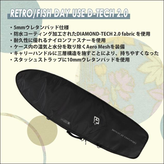 26 Creatures クリエイチャー ハードケース RETRO/FISH DAY USE D-TECH