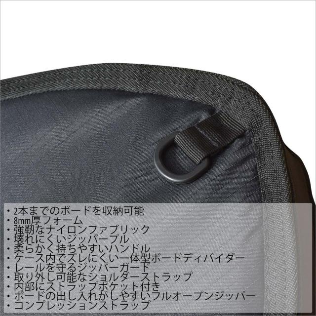 TLS TOOLS トゥールス ツールス ハードケース 2 in ONE HARDCASE 6.4ft WIDE 2本収納 ボードケース カバー ショートボード サーフボード サーフィン 日本正規品