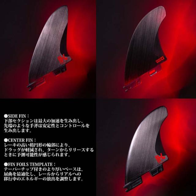 FCS2 H4 Fin medium フィン FCS II H4 PC Carbon Tri Fin Set | FCS II