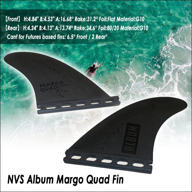 フューチャーフィン　NVS album クワッドフィン新古美品 フューチャーフィン NVS album クワッドフィン新古美品 フューチャー