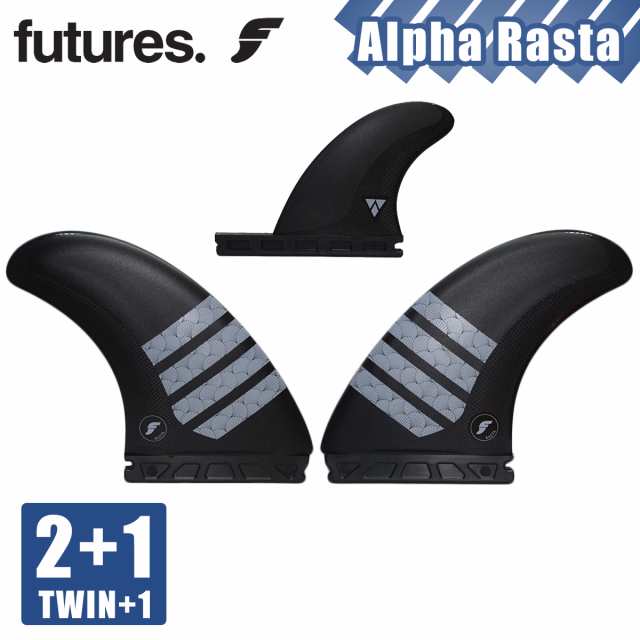 23 Futures. フューチャー フィン ALPHAシリーズ RASTA Twin+1 2+1