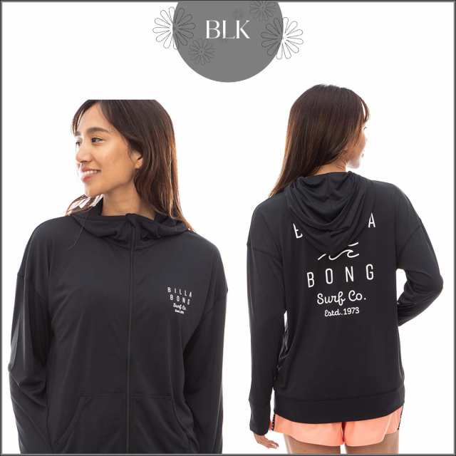 OUTLET】BILLABONG レディース LOOSE ZIP UP HOODED RASHGUARD