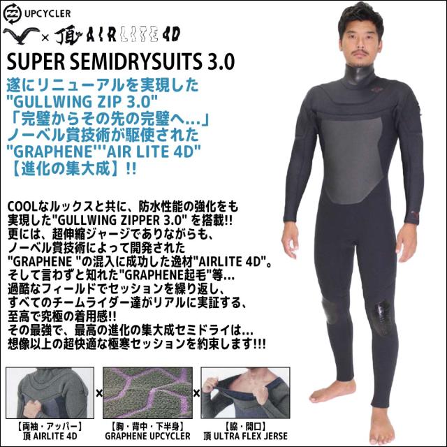 25-26 BILLABONG ビラボン セミドライ ウェットスーツ 頂AIRLITE4D ガルウィングジップ3.0 ロングチェスト ウエットスーツ カスタム オーダー 冬用 メンズモデル 2025年/2026年 品番 BF018-721 日本正規品_3