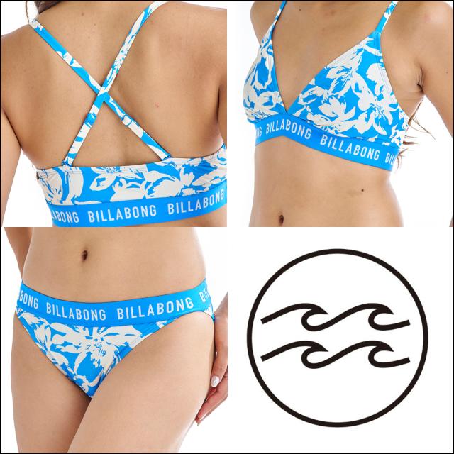 【新品】BILLABONG ビラボン ビキニ 水着 模様 M OUTLET】BILLABONG レディース I SEA YOU TANLINES MULTI TRI