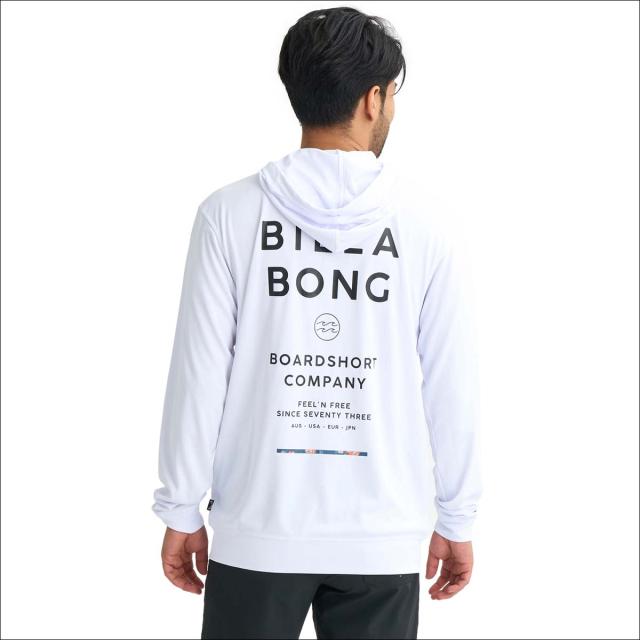 26 SS BILLABONG ビラボン ラッシュガード RASH ZIP HOOD パーカー フーディー フード付き 長袖 トップス 水着 水陸両用 UPF50+ 男性 メンズ 2026年春夏 品番 BG011855 BG011-855 日本正規品