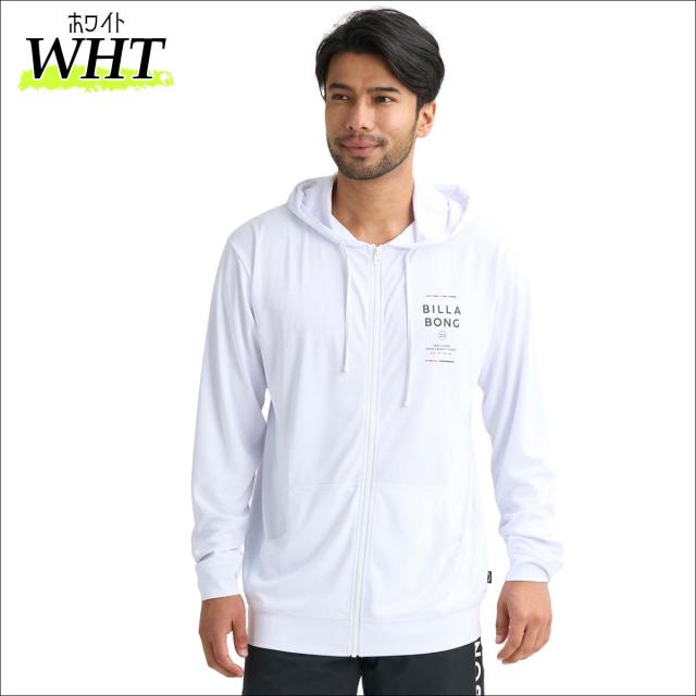 26 SS BILLABONG ビラボン ラッシュガード RASH ZIP HOOD パーカー フーディー フード付き 長袖 トップス 水着 水陸両用 UPF50+ 男性 メンズ 2026年春夏 品番 BG011855 BG011-855 日本正規品