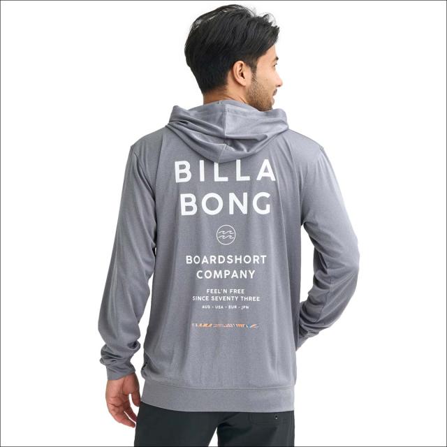 26 SS BILLABONG ビラボン ラッシュガード RASH ZIP HOOD パーカー フーディー フード付き 長袖 トップス 水着 水陸両用 UPF50+ 男性 メンズ 2026年春夏 品番 BG011855 BG011-855 日本正規品