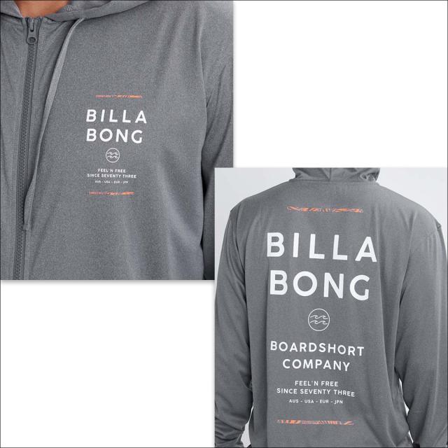 26 SS BILLABONG ビラボン ラッシュガード RASH ZIP HOOD パーカー フーディー フード付き 長袖 トップス 水着 水陸両用 UPF50+ 男性 メンズ 2026年春夏 品番 BG011855 BG011-855 日本正規品