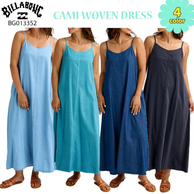 26 SS BILLABONG ビラボン ワンピース CAMI WOVEN DRESS ロング かわいい おしゃれ カジュアル レディース 2026年春夏 品番 BG013352 BG013-352 日本正規品