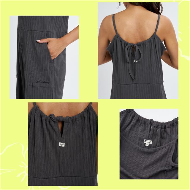 26 SS BILLABONG ビラボン サロペット JACQUARD RIB SALOPETTE 長ズボン パンツ レディース 2026年春夏 BG013709 BG013-709 日本正規品_4