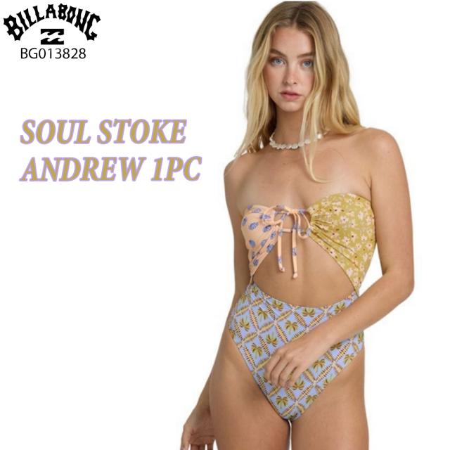 26 SS BILLABONG ビラボン 水着 SOUL STOKE ANDREW 1PC スイムウェア かわいい おしゃれ カジュアル レディース 2026年春夏 品番 BG013828 BG013-828 日本正規品