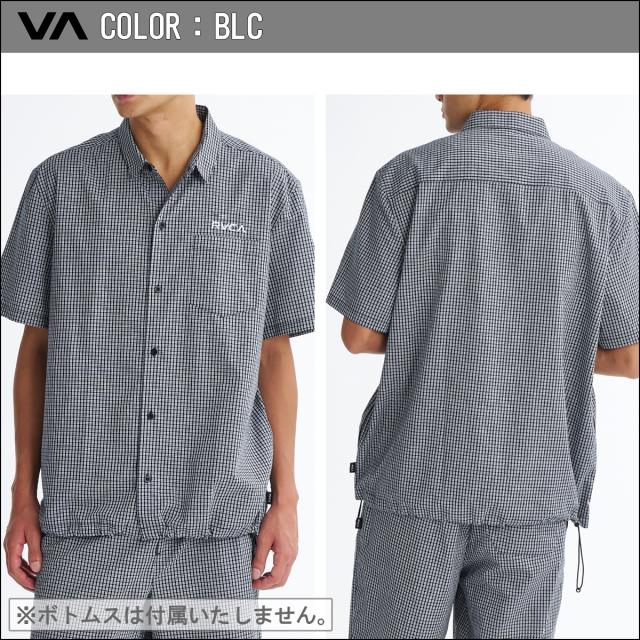 26 RVCA ルーカ シャツ UTILITY SHIRT 半袖 トップス 半袖シャツ ロゴ刺繍 メンズ 2026年夏 品番 BG04A120 日本正規品_2