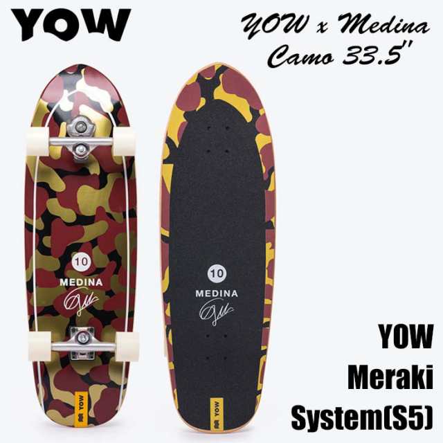 YOW SURF SKATE ヤウ スケートボード MEDINA 33.5” CAMO - GABRIEL