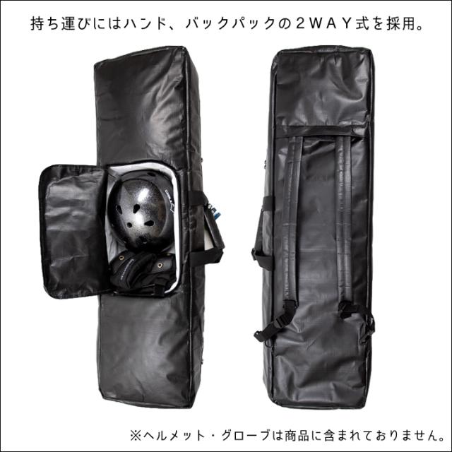 Venicepac ベニスパック スケートボードバッグ スケボーバッグ Carve Pac PET SIDE ZIP カーブパック 37インチ ケース スケボー CARVER カーバー 日本正規品_2