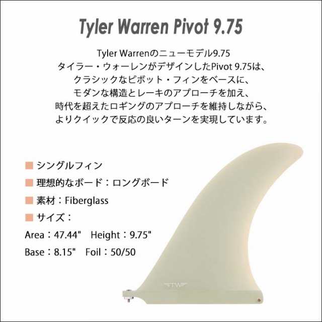 CAPTAIN FIN TYLER WARREN Pivot 9.75 SeaFoam Green