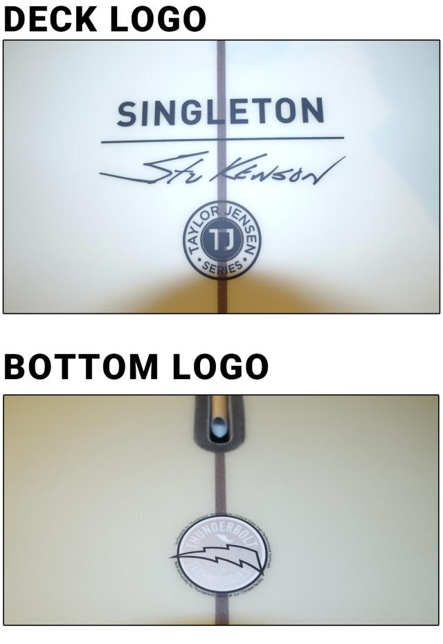 サンダーボルト STU KENSON SURFBOARDS サーフボード SINGLETON STU