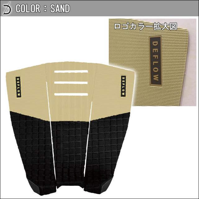 DEFLOW デフロウ デッキパッド 3ピース L'OCEAN PAD サーフボード トラクションパッド デッキパッチ サーフィン 日本正規品_3