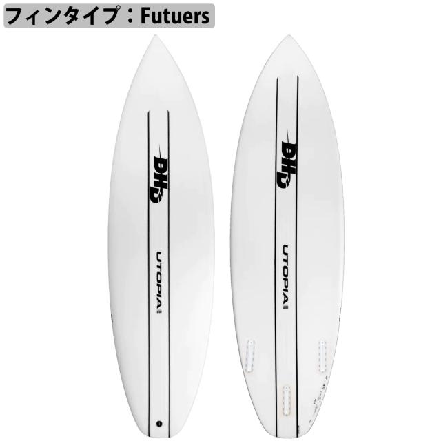 25 DHD サーフボード UTOPIA EPS ユートピア FCS2/Futuers