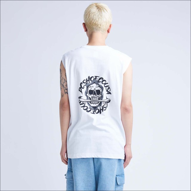 23 DC ディーシー タンクトップ DC SKULL SLEEVELESS ノースリーブ