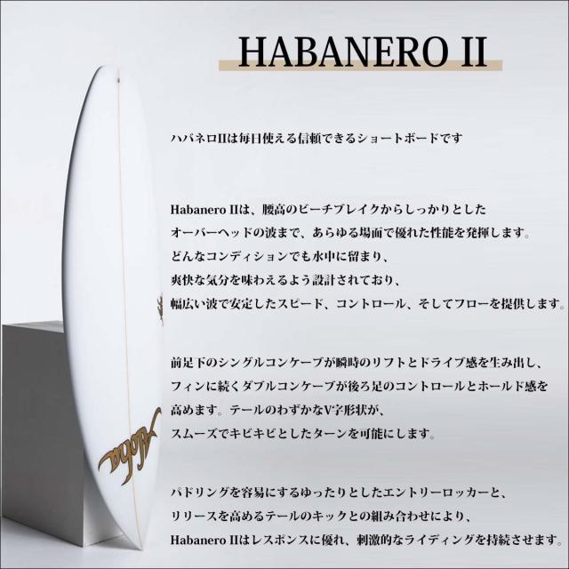 25 ALOHA SURFBOARDS アロハ サーフボード ハバネロ2 フューチャー
