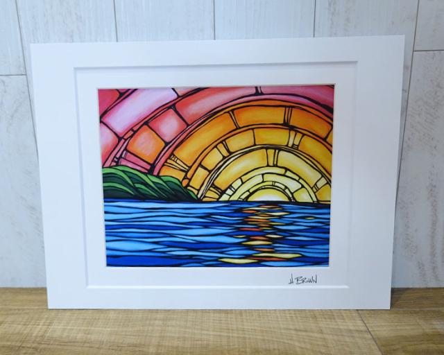Heather Brown Art Japan ヘザーブラウン Juicy Sunset Art Print