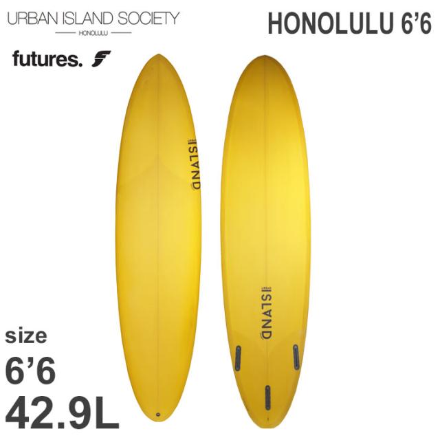URBAN ISLAND SOCIETY HONOLULU ホノルル 6'6 PU SURFBOARDS サーフボード  2022年モデル 日本正規品の通販は 162,800円