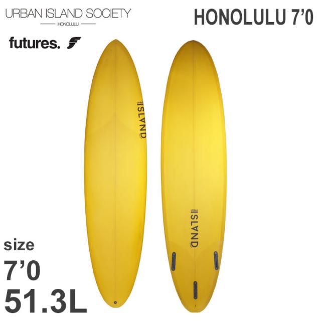 URBAN ISLAND SOCIETY HONOLULU ホノルル 7'0 PU SURFBOARDS サーフボード  日本正規品