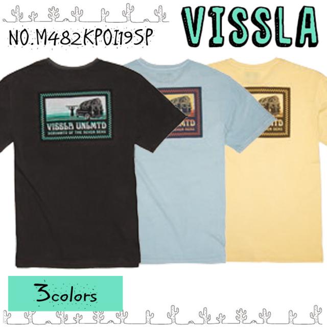 VISSLA ヴィスラ 半袖 Tシャツ メンズ 2019年春夏モデル 品番 M482KPOI19SP THE POINT SS PKT TEE 日本正規品の通販は
