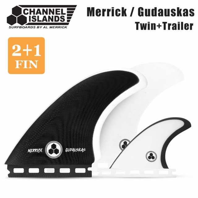 23 Channel Islands チャンネル アイランド Merrick / Gudauskas 2+1 Twin+Trailer Futures. フューチャー ONETAB 3フィン 3本セット ブ