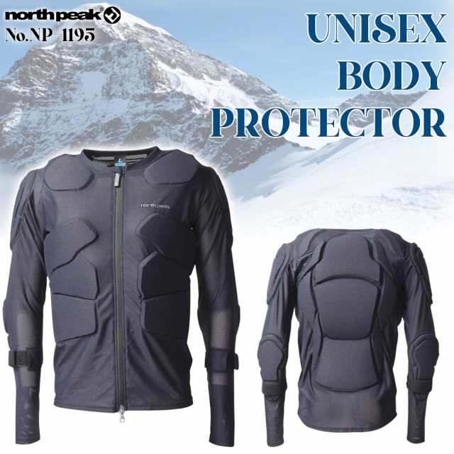 2024年10月中旬〜11月中旬出荷 予約商品 24/25 north peak ノースピーク プロテクター UNISEX BODY PROTECTOR ボディー トップス スノー