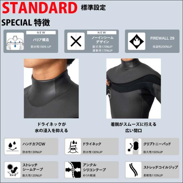 23-24 O’NEILL オニール セミドライ ウェットスーツ サーフィン チェストジップ ウエットスーツ カスタム オーダー 秋冬用 メンズモデル PSYCHO FSC ?U 2023/2024年 品番 XWFW-126A3 日本正規品_4