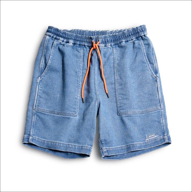 24 SS Almond アーモンド ショーツ DENIMSWEAT SHORTS ズボン 短パン ショートパンツ ハーフパンツ デニム カジュアル メンズ 2024年春夏 品番 OZ7002 日本正規品 パンツ・ボトムス