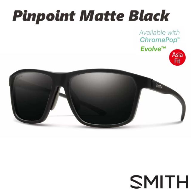 23 SMITH スミス サングラス Pinpoint マット フレーム 釣り 海 自転車 サイクリング アウトドア 遮光 偏光 クロマポップ レンズ アジアフィット 日本人 メンズ レディース ユニセックス 日本正規品の通販は