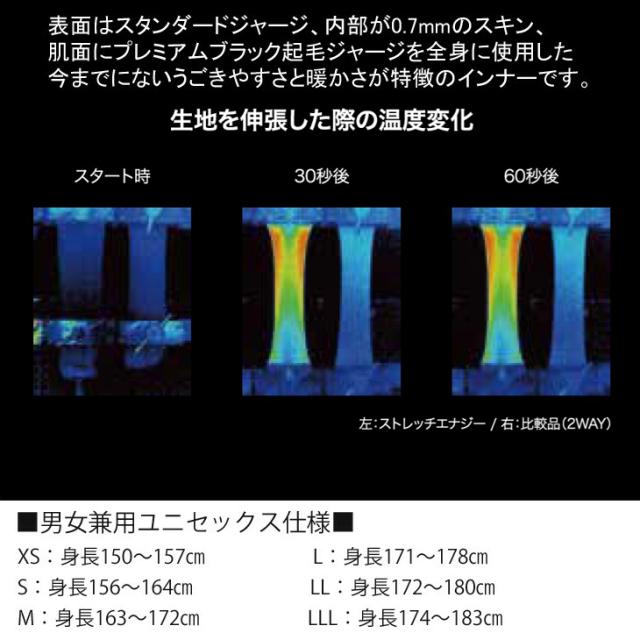 25-26 SURFGRIP サーフグリップ インナー ショートジョン thermo BLACK＋ Inner Short John 0.7mm プレミアムブラック ウィンターモデル冬用 2025/2026年 日本正規品