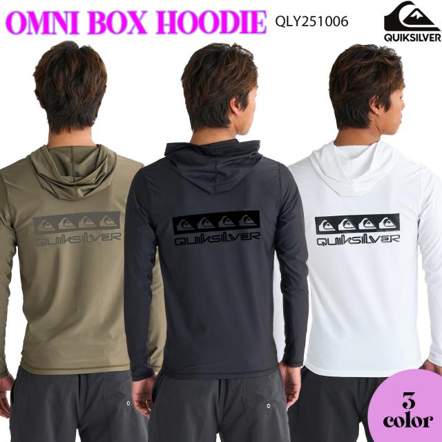 2025年3月上旬〜4月上旬出荷 予約商品 25 QUIKSILVER クイックシルバー ラッシュガード OMNI BOX HOODIE 長袖 水着 トップス ロゴ サーフィン メンズ 2025年春夏 品番 QLY251006 日本正規品の通販は