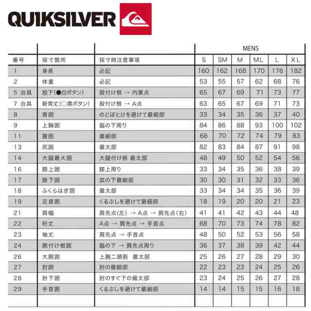 22-23 QUIKSILVER クイックシルバー セミドライ ウェットスーツ