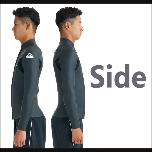 26 QUIKSILVER クイックシルバー 長袖タッパー ウエットスーツ EVERYDAY SESSIONS 2.0 FZ LS JKT ウェットスーツ フロントジップ ２×２ミリ バリュー サーフィン メンズ 2026年 春夏用 品番 QWT261706 日本正規品