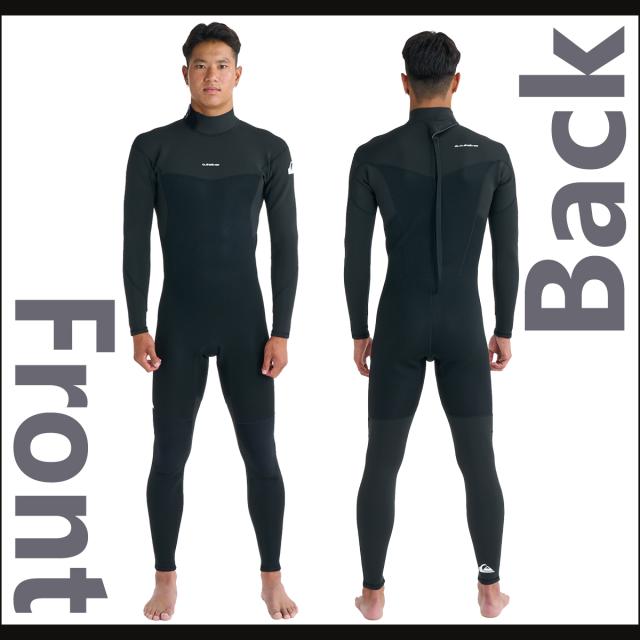 26 QUIKSILVER クイックシルバー フルスーツ ウエットスーツ EVERYDAY SESSIONS 2/2 BZ FL FLATLOCK バックジップ ２×２ミリ バリュー サーフィン メンズ 2026年 春夏用 品番 QWT261709 日本正規品