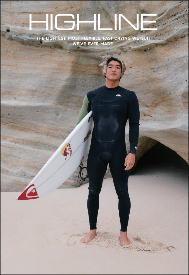 26 QUIKSILVER クイックしろがね色 ウエットスーツ 盛りだくさん背広 HIGHLINE BZ FULL カスタム購入注文 情の籠もった背広 バックジップ 五十嵐カノア 春夏用 メンズひな型 2026年 品番 QWT261727 日本定まり品
