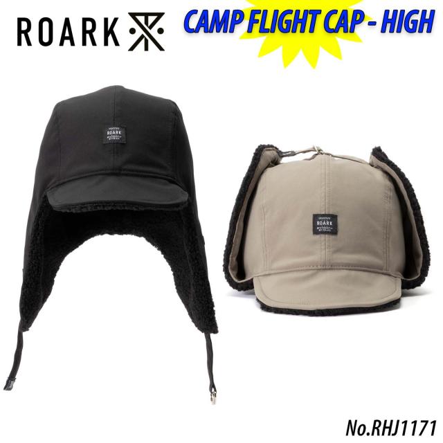 25 ROARK ロアーク フライトキャップ CAMP FLIGHT CAP - HIGH シンプル 帽子 速乾 ストレッチ 撥水 耐久 メンズ 2025年秋冬 品番 RHJ1171 日本正規品