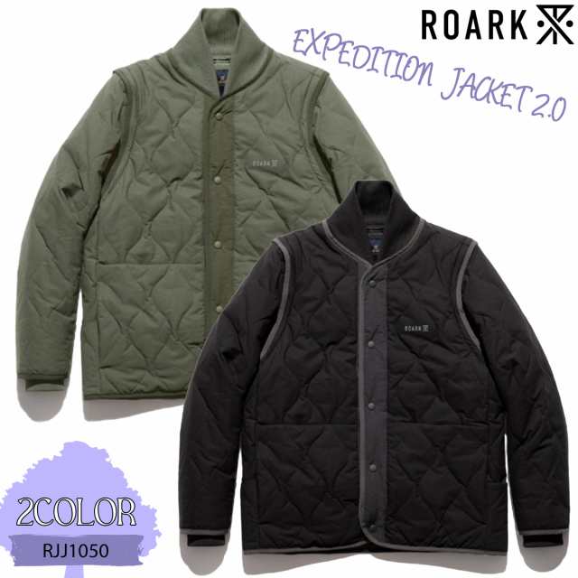 24 ROARK ロアーク ジャケット EXPEDITION JACKET 2.0 上着 ベスト コート ロゴ メンズ 2024年秋冬 品番 RJJ1050 日本正規品