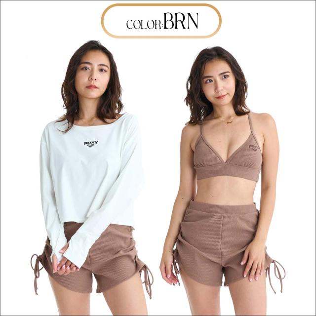 26 SS ROXY ロキシー 水着 ブルー ドリフト スイムウェア 3点セット ラッシュガード 長袖 水陸両用 UVカット 大人用 アウトドア マリンスポーツ サーフィン 2026年春夏 レディース BLUE DRIFT 品番 RSW261002 日本正規品_6