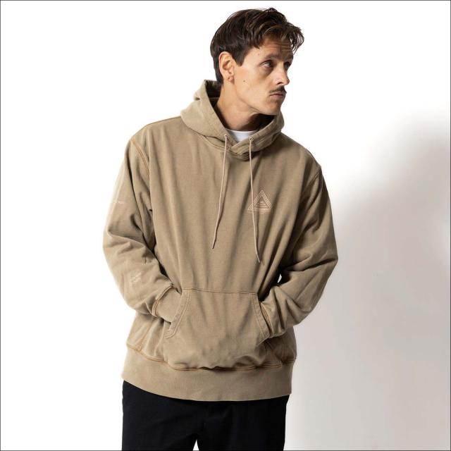 25 ROARK ロアーク パーカー "DIVISION" P/O HOOD SWEAT フーディー プルオーバー トップス 茶色 ヴィンテージ風 ウォッシュ加工 メンズ 2025年秋冬 品番 RSWJ1170 日本正規品