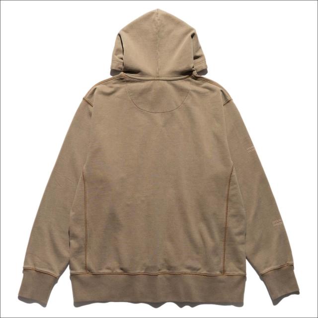 25 ROARK ロアーク パーカー "DIVISION" P/O HOOD SWEAT フーディー プルオーバー トップス 茶色 ヴィンテージ風 ウォッシュ加工 メンズ 2025年秋冬 品番 RSWJ1170 日本正規品