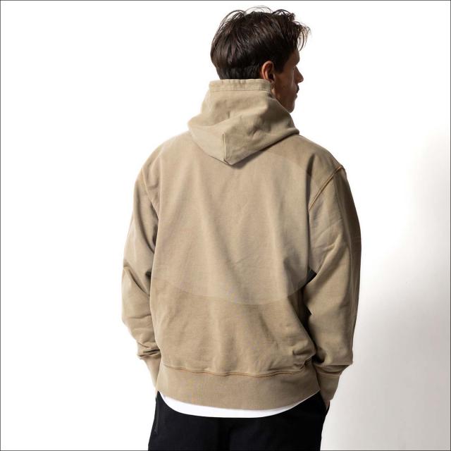 25 ROARK ロアーク パーカー "DIVISION" P/O HOOD SWEAT フーディー プルオーバー トップス 茶色 ヴィンテージ風 ウォッシュ加工 メンズ 2025年秋冬 品番 RSWJ1170 日本正規品
