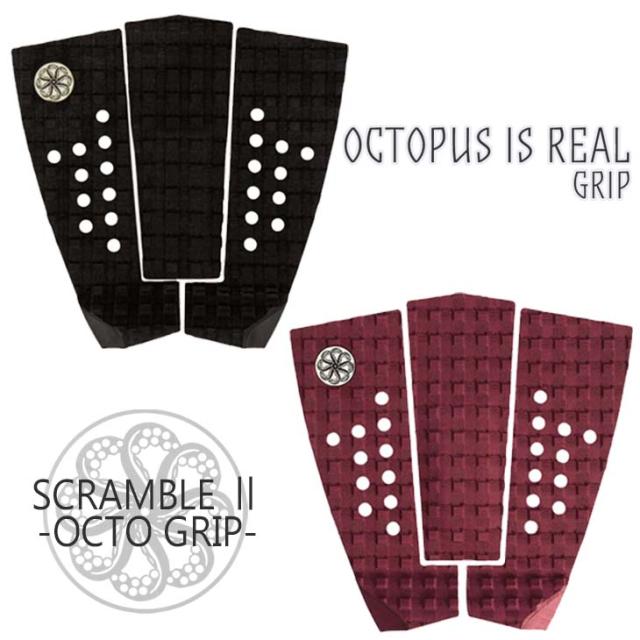 OCTOPUS IS REAL オクトパスイズリアル デッキパッド デッキパッチ 3ピース SCRAMBLE2 ?U OCTO GRIP スクランブル2 オクトグリップ 日本正規品の通販は 6,418円