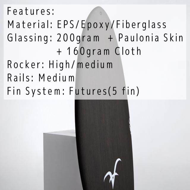 ALOHA SURFBOARDS アロハ サーフボード ALOHA SKEGG 5’10 エコスキン サーフィン ショートボード 5fin Futures 日本正規品_2